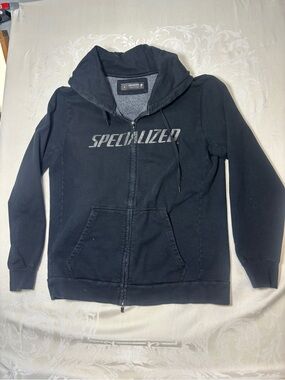 Specialized Black Full-Zip lined Hoodie with Logo